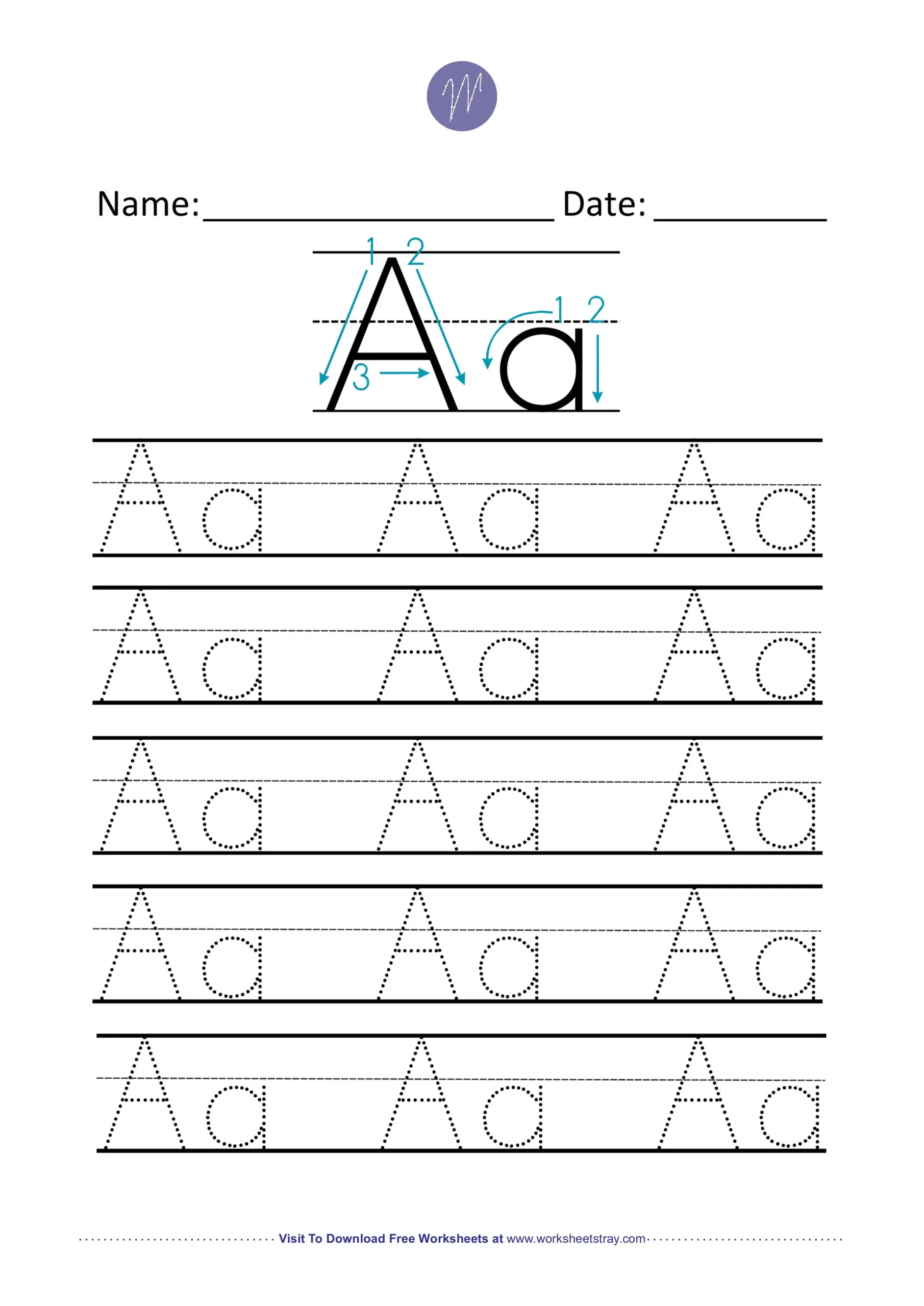 Letter A Worksheet